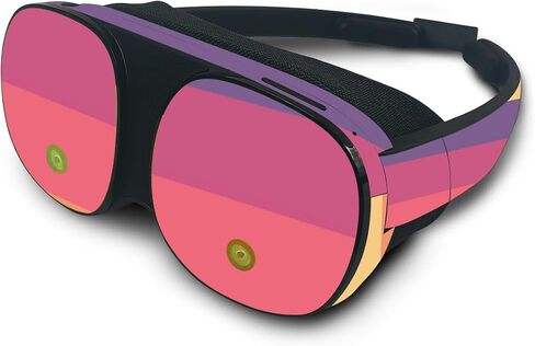 MightySkins Skin Compatible with HTC Vive Flow - Magenta Smoke | Protective, Durable, and Unique Vinyl Decal wrap Cover | Easy to Apply, Remove, and Change Styles in Saudi Arabia