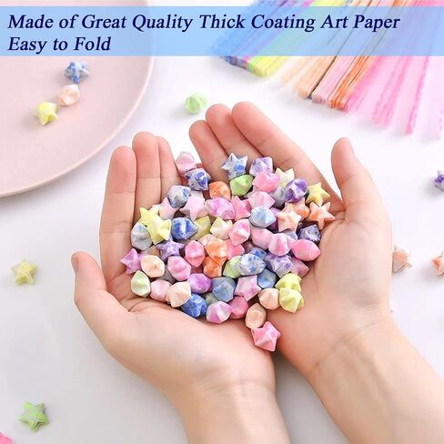 840 Sheets Luminous Origami Star Paper Strip Glow in Dark Lucky Star Paper Strips Zodiac Pattern Star Paper for Handmade Home Cards Gift, Party Decoration, Crafts Decoration in Saudi Arabia