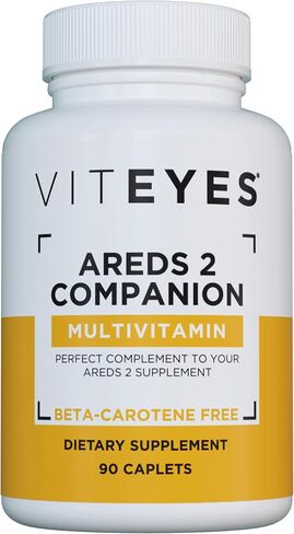 Viteyes Classic AREDS 2 Companion Beta-Carotene Free Multivitamin Supplement, Comprehensive Multivitamin Formula for AREDS 2 Users, 90 Caplets in Saudi Arabia