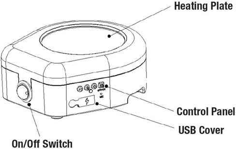 Continental Murray Mug and Candle Warmer, One, Black in Kuwait