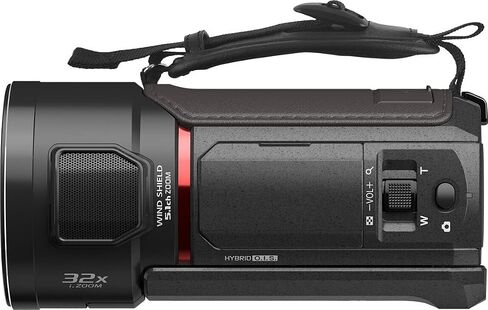 Panasonic VX1 4K Ultra HD 24x Leica Dicomar Lens 1/2.5-Inch Sensor Camcorder Bundle with 64GB SD Card and Tripod (3 Items) in Saudi Arabia