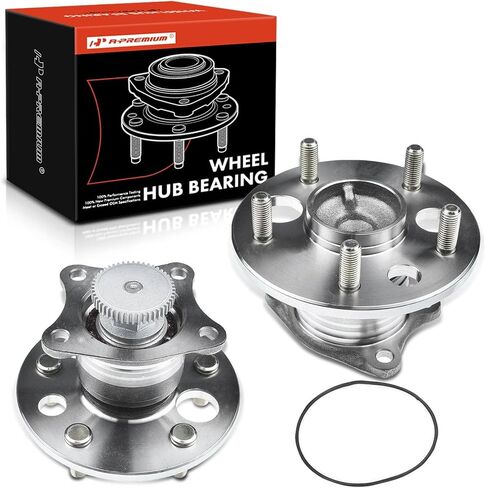 A-Premium 2 × محمل العجلة الخلفية ومجموعة المحور مع حلقة ABS و5 عروة متوافقة مع Toyota Avalon 1995-2004، Camry 1997-2001، Solara 1999-2003، FWD ومع ABS رباعي العجلات in Saudi Arabia