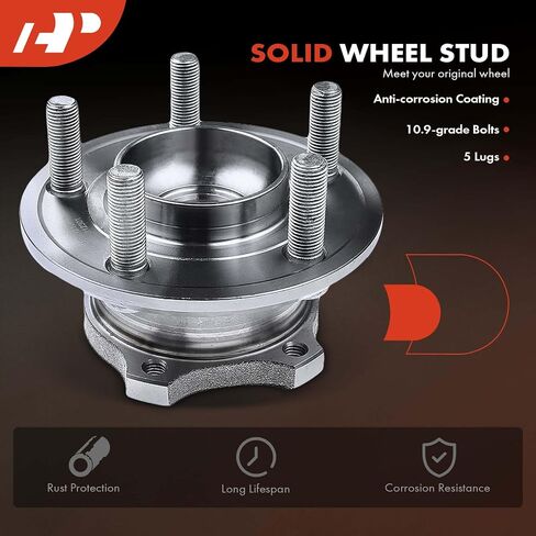 A-Premium 2 × محمل العجلة الخلفية ومجموعة المحور مع حلقة ABS و5 عروة متوافقة مع Toyota Avalon 1995-2004، Camry 1997-2001، Solara 1999-2003، FWD ومع ABS رباعي العجلات in Saudi Arabia