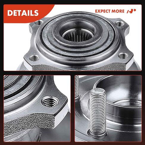 A-Premium 2 × محمل العجلة الخلفية ومجموعة المحور مع حلقة ABS و5 عروة متوافقة مع Toyota Avalon 1995-2004، Camry 1997-2001، Solara 1999-2003، FWD ومع ABS رباعي العجلات in Saudi Arabia