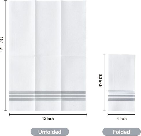 Vplus 150 Pack Guest Towels Disposable Bathroom, Decorative Bathroom Napkins, Soft, and Absorbent Disposable Paper Hand Towel for Dinners, Kitchen, Parties, Weddings, Christmas Party in Saudi Arabia