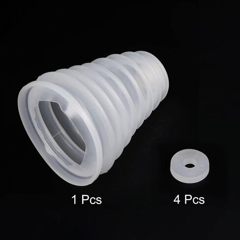 uxcell Rubber Drill Dust Cover Collector, for Electric Hammer Impact Drill Ash Bowl, Device Tool Accessories, Black in Saudi Arabia