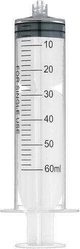 12 Pack 60ml Syringes with 16Gx1.0'' Blunt Tip Fill Needles and Storage Caps(Luer Lock)-Dozen Pack in Kuwait