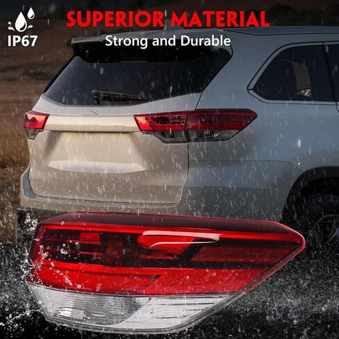 Huray Left Inner Tail Light for Toyota Highlander 2017-2019 Driver Side LED Taillight Lamp Assembly Replacement for TO2802139 815900E120 in Saudi Arabia
