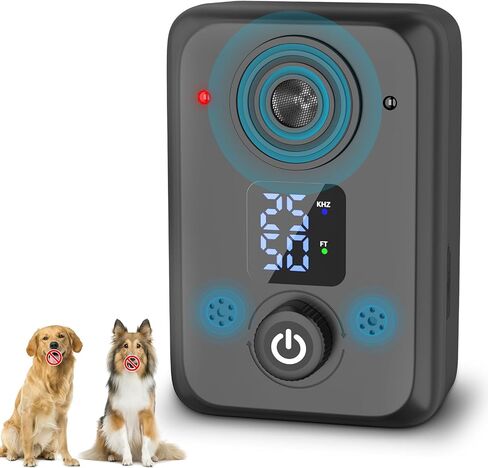 Anti Barking Device - 50 Ft Rechargeable bark box, 3 Adjustable Levels, bark box for barking dogs, stop dog barking device, Safe Dog Bark Training Device for Indoor & Outdoor Ultrasonic Dog Deterrent in Saudi Arabia