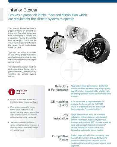 محرك منفاخ تيار متردد أمامي مع مروحة متوافق مع 11-19 دورانجو / 08-19 جراند كارافان - 08-16 تاون آند كانتري - 11-19 جراند شيروكي يستبدل 68029719AB 68079477AB 68089108AA 68224166AB in Kuwait