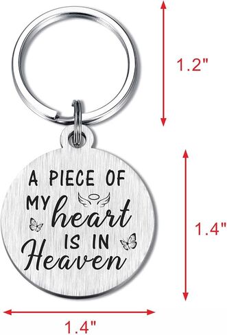 هدايا تذكارية للابن، سلسلة مفاتيح تعاطف لفقدان الابن، قطعة من قلبي في السماء، ذكرى الفجيعة الابن الحاضر in Kuwait