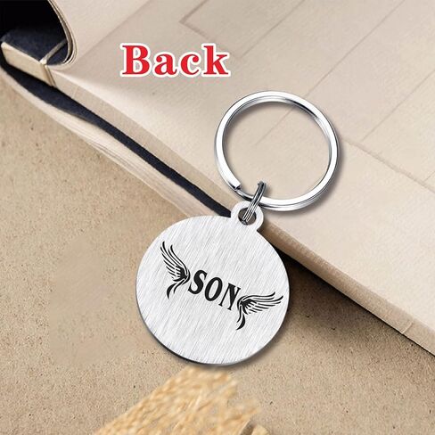 هدايا تذكارية للابن، سلسلة مفاتيح تعاطف لفقدان الابن، قطعة من قلبي في السماء، ذكرى الفجيعة الابن الحاضر in Kuwait