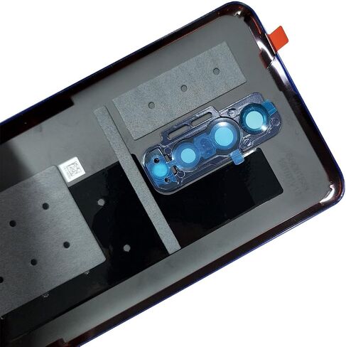 بديل غطاء الباب الزجاجي الخلفي لهاتف OnePlus 7 Pro لهاتف OnePlus 7 Pro 6.67 بوصة GM1911 GM1913 GM1917 GM1910 GM1915، عدسة زجاجية للكاميرا/فلاش (ليس لهاتف OnePlus 7 6.41 بوصة) (رمادي مرآة) in Kuwait