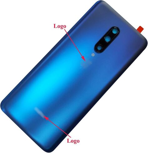 بديل غطاء الباب الزجاجي الخلفي لهاتف OnePlus 7 Pro لهاتف OnePlus 7 Pro 6.67 بوصة GM1911 GM1913 GM1917 GM1910 GM1915، عدسة زجاجية للكاميرا/فلاش (ليس لهاتف OnePlus 7 6.41 بوصة) (رمادي مرآة) in Kuwait