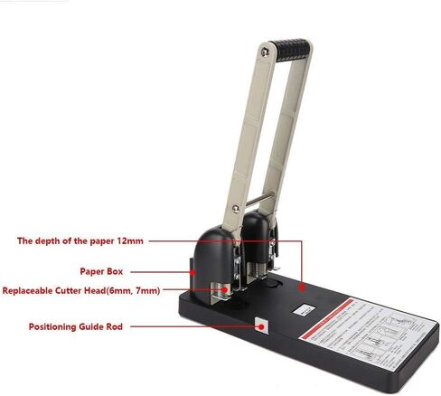 Paper Hole Puncher for Office School Studio Supplies , 2 Hole 150 Sheet Capacity Manual Labor saving Paper Puncher Desktop Hole Punch in Saudi Arabia