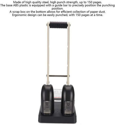 Paper Hole Puncher for Office School Studio Supplies , 2 Hole 150 Sheet Capacity Manual Labor saving Paper Puncher Desktop Hole Punch in Saudi Arabia