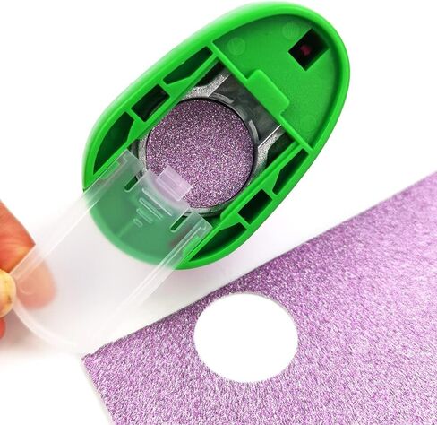 خرامة ثقب الحرف، 3 قطع ملونة صغيرة مستديرة لخرامة الورق أشكال ثقب دائري لبطاقات القصاصات هواية الحرف اليدوية ألبوم الصور DIY صياغة الأطفال (8 مم 15 مم 25 مم لون عشوائي) in Kuwait