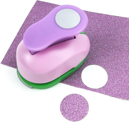 خرامة ثقب الحرف، 3 قطع ملونة صغيرة مستديرة لخرامة الورق أشكال ثقب دائري لبطاقات القصاصات هواية الحرف اليدوية ألبوم الصور DIY صياغة الأطفال (8 مم 15 مم 25 مم لون عشوائي) in Kuwait