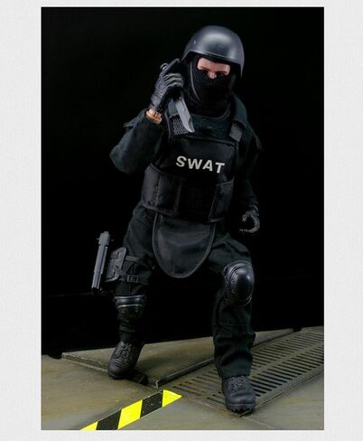 7Buy لعبة شخصيات الأكشن 12 بوصة 1:6 لعبة نموذج جندي قابل للانحناء (SWAT) in Saudi Arabia