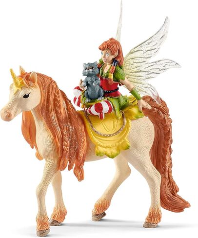 Schleich Bayala Fairy Marween Doll with Glitter Unicorn Figurine 3pc. Playset - Featuring Magical Marween and Unicorn Figure for Fun and Imaginative Play for Boys and Girls, Gift for Kids Ages 5+ in Saudi Arabia
