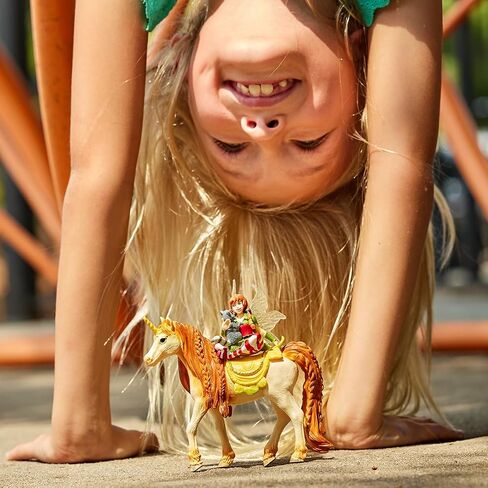 Schleich Bayala Fairy Marween Doll with Glitter Unicorn Figurine 3pc. Playset - Featuring Magical Marween and Unicorn Figure for Fun and Imaginative Play for Boys and Girls, Gift for Kids Ages 5+ in Saudi Arabia