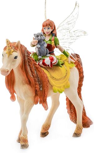 Schleich Bayala Fairy Marween Doll with Glitter Unicorn Figurine 3pc. Playset - Featuring Magical Marween and Unicorn Figure for Fun and Imaginative Play for Boys and Girls, Gift for Kids Ages 5+ in Saudi Arabia