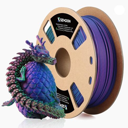 2024 New 3D Printed Dragon Tri-Colors Matte PLA Filament 1.75mm 1kg/2.2lbs Bundle, Multicolor Coextrusion Frosted PLA Filament, Fit for 99% FDM, 3D Printed Filament +/-0.02mm（Matte Red-Blue-Green） in Saudi Arabia