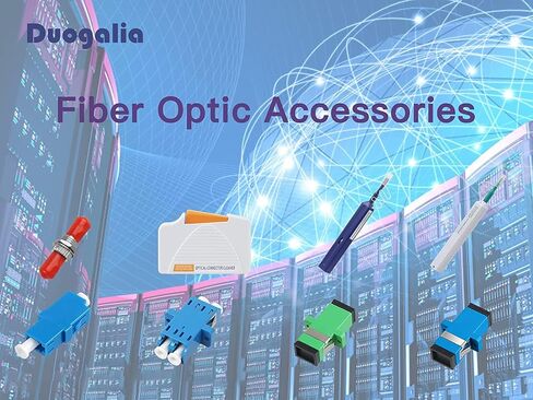 25 Pack LC to LC Fiber Optic Coupler LC Duplex Multimode Fiber Optic Cable Connector Adapter in Saudi Arabia