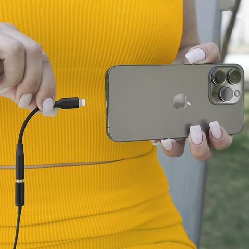 محول PowerDeWise Lightning إلى 3.5 ملم - محول مقبس سماعات الرأس in Kuwait