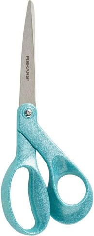 Fiskars Premier 8in Bent Sparkle Scissors Tide Blue in Saudi Arabia