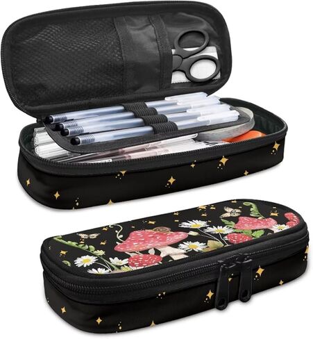 Renewold American Flag Print Pencil Pen Case Adult Kids Teens Pencil Pen Pouch Bag Office College School Stationery Organizer Box Desk Supplies Holder Lightweight Portable in Saudi Arabia