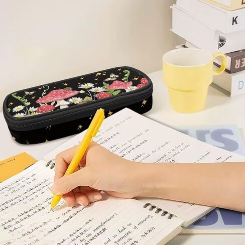 Renewold American Flag Print Pencil Pen Case Adult Kids Teens Pencil Pen Pouch Bag Office College School Stationery Organizer Box Desk Supplies Holder Lightweight Portable in Saudi Arabia