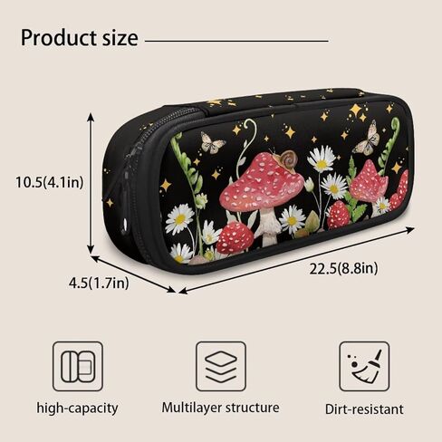 Renewold American Flag Print Pencil Pen Case Adult Kids Teens Pencil Pen Pouch Bag Office College School Stationery Organizer Box Desk Supplies Holder Lightweight Portable in Saudi Arabia