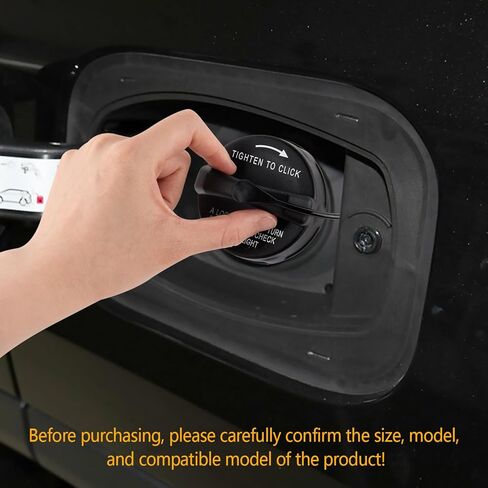 غطاء غطاء الغاز متوافق مع دودج كرايسلر رام جيب رانجلر، ملحقات السيارة القياسية استبدال غطاء الوقود OEM #52030377AB، 52030377AA مع حشية غطاء الغاز in Kuwait