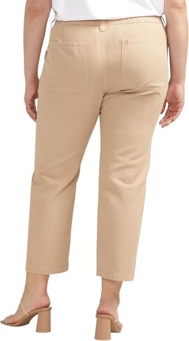 JAG Women's Plus Size Chino Tailored Cropped Pants in Saudi Arabia