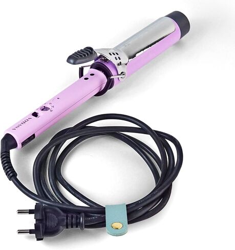 Carrotez Leather Cord Organizer, Cable Organizer for Travel, Cord Keeper, Cable Ties, Cable Straps, Cord Wraps for Charging Cords - 3 pcs (Black) in Kuwait