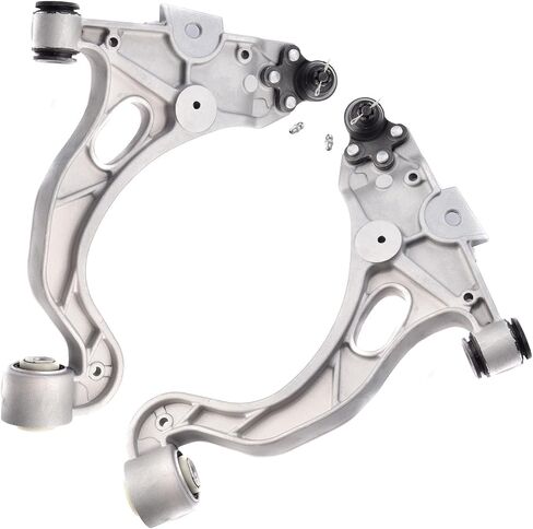 ASTARPRO - 10 قطع بديلة لمجموعة الواجهة الأمامية لسيارة Buick LaSabre Park Avenue Cadillac DeVille Seville Bonneville 2 أذرع تحكم سفلية مع مفاصل كروية 2 وصلة شريط Sway 4 قضبان ربط 2 حذاء in Kuwait