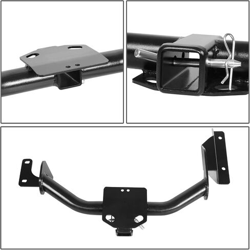 DNA Motoring TH-N-011 2'' Class 3 Heavy Duty Steel Tow Hitch Receiver with Hitch Lock Pin Compatible with 07-11 Honda CR-V in Saudi Arabia