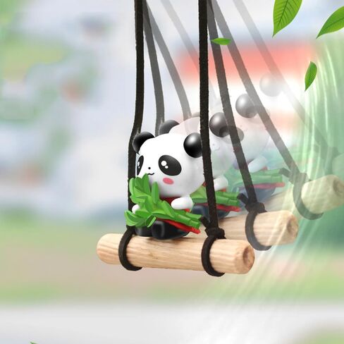 ZOSTLAND Cute Swing Ornament Car Auto Rear View Mirror Hanging Decoration Suspension Pendant Accessories Applicable to Car Truck Suv (Blue Diver) in Kuwait