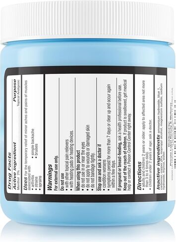 جل العلاج البارد للالتواء وتخفيف آلام العضلات - كريم استرخاء العضلات العلاجي مع المنثول المهدئ والمبرد - راحة فورية للساقين المضطربة والتهاب المفاصل (8 أونصة) in Kuwait