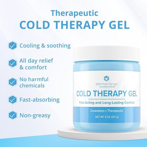 جل العلاج البارد للالتواء وتخفيف آلام العضلات - كريم استرخاء العضلات العلاجي مع المنثول المهدئ والمبرد - راحة فورية للساقين المضطربة والتهاب المفاصل (8 أونصة) in Kuwait