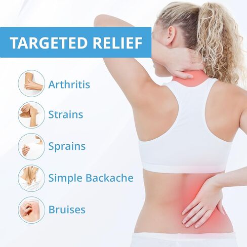 جل العلاج البارد للالتواء وتخفيف آلام العضلات - كريم استرخاء العضلات العلاجي مع المنثول المهدئ والمبرد - راحة فورية للساقين المضطربة والتهاب المفاصل (8 أونصة) in Kuwait