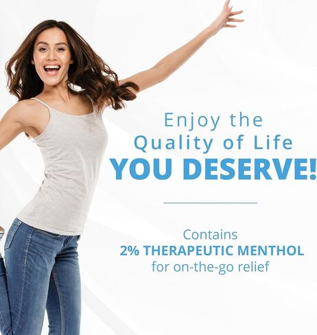 جل العلاج البارد للالتواء وتخفيف آلام العضلات - كريم استرخاء العضلات العلاجي مع المنثول المهدئ والمبرد - راحة فورية للساقين المضطربة والتهاب المفاصل (8 أونصة) in Kuwait