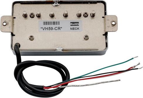Artec VH59A Vintage Tone Alnico 5 Humbucker Pickups Neck Bridge Guitar Pickups Set for LP SG Style Electric Guitar, Chrome in Saudi Arabia