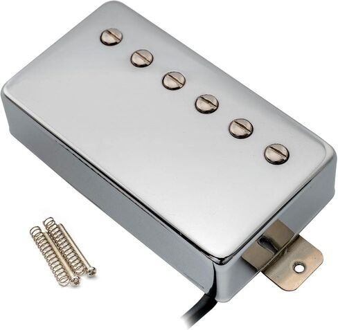 Artec VH59A Vintage Tone Alnico 5 Humbucker Pickups Neck Bridge Guitar Pickups Set for LP SG Style Electric Guitar, Chrome in Saudi Arabia