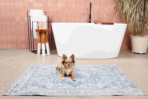 Lovewag Washable Pee Pads for Dogs | 2PCS 36" x 48" ANI Slip Reusable Pee Pads | Super Absorbent and Waterproof Puppy Pee Pads | Leak-Proof and Odor Control Dog Training Pads - Hana Blushing Rose in Saudi Arabia