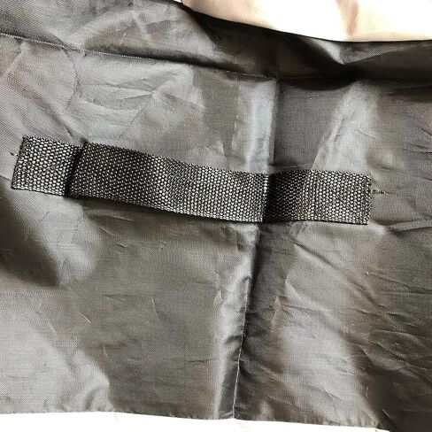 EKDJKK سيارة سوداء فضية 13-19 بوصة، 17-22 بوصة حقيبة غطاء عجلة الإطارات الاحتياطية مع مقابض حمل حقيبة تخزين حامي عجلة السيارة (65 سم) in Kuwait