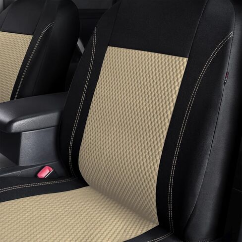 Flying Banner car seat Covers Full Set Velvet Cubic Massage New Protector Breathable Rear Bench Split Black Gray Beige 40/60 50/50 60/40 (Black, Full Set - High Back) in Saudi Arabia