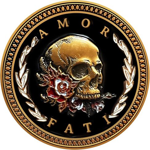 Amor Fati Coin - Stoic Coin EDC Reminder Token - Challenge Coin for Daily Stoic Practice in Saudi Arabia