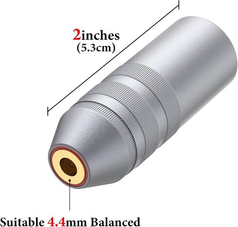 Geekria XLR 4Pin to 4.4mm Balanced Plug Adapter, Aluminum Alloy Pure Copper Conversion Audio Plug, Compatible with Players, Amplifiers, Microphones in Saudi Arabia